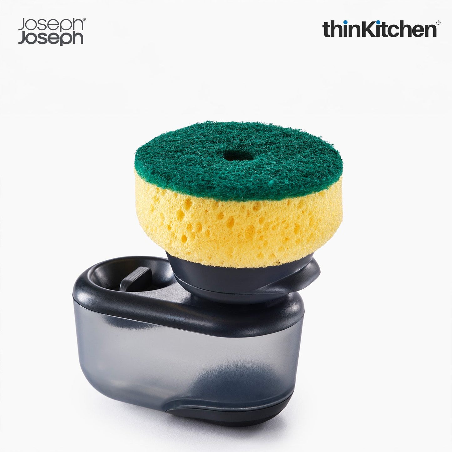 Joseph Joseph SinkTech Soap-disp palm brush with stand