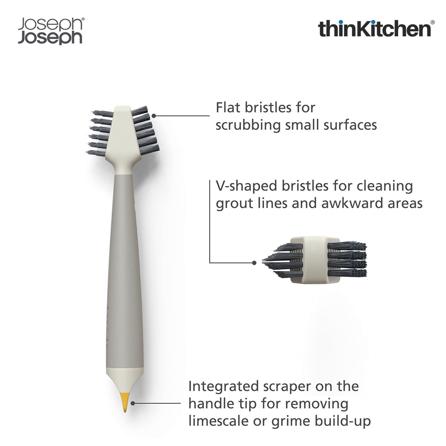 Joseph Joseph CleanTech 3-in-1 detail brush