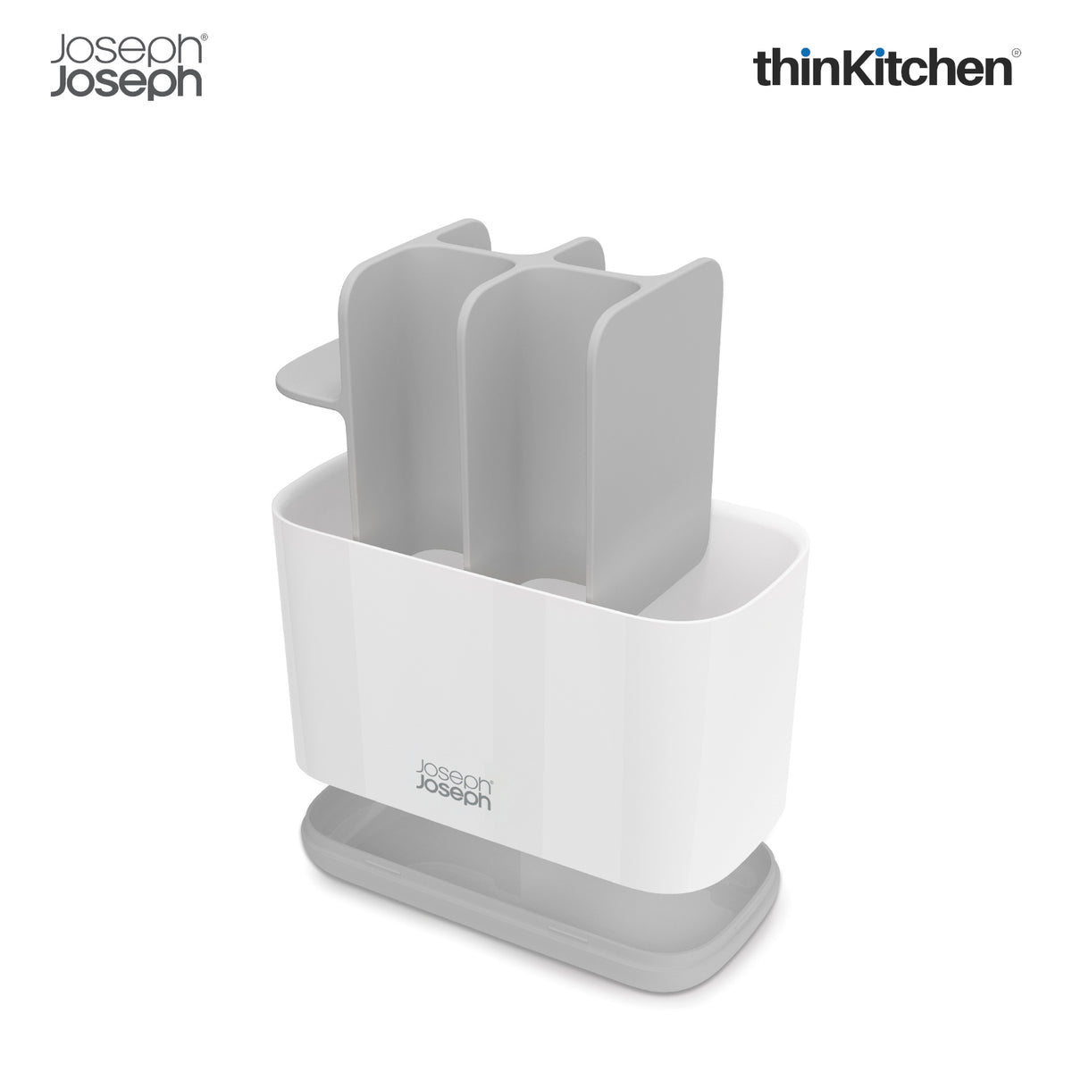 Joseph Joseph EasyStore™ Large Toothbrush Holder, Grey thinKitchen