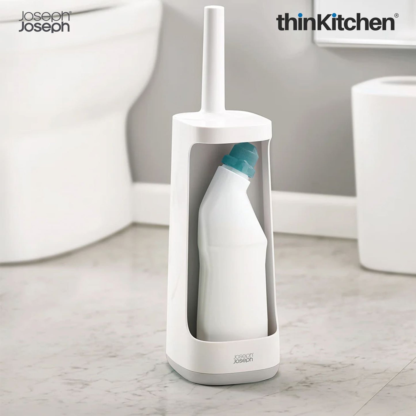Joseph Joseph Bathroom Flex Plus Toilet Brush (Grey)