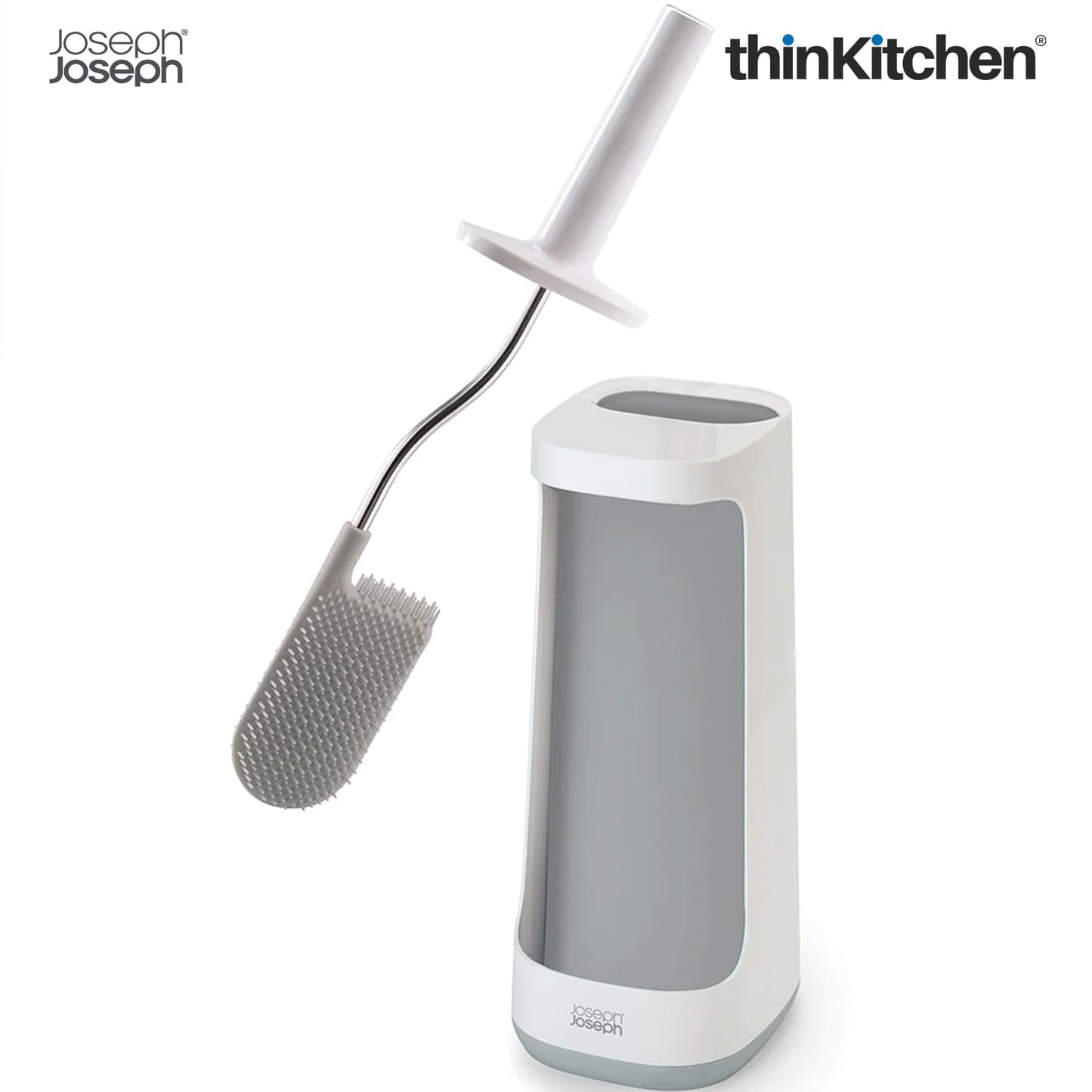 Joseph Joseph Bathroom Flex Plus Toilet Brush (Grey)