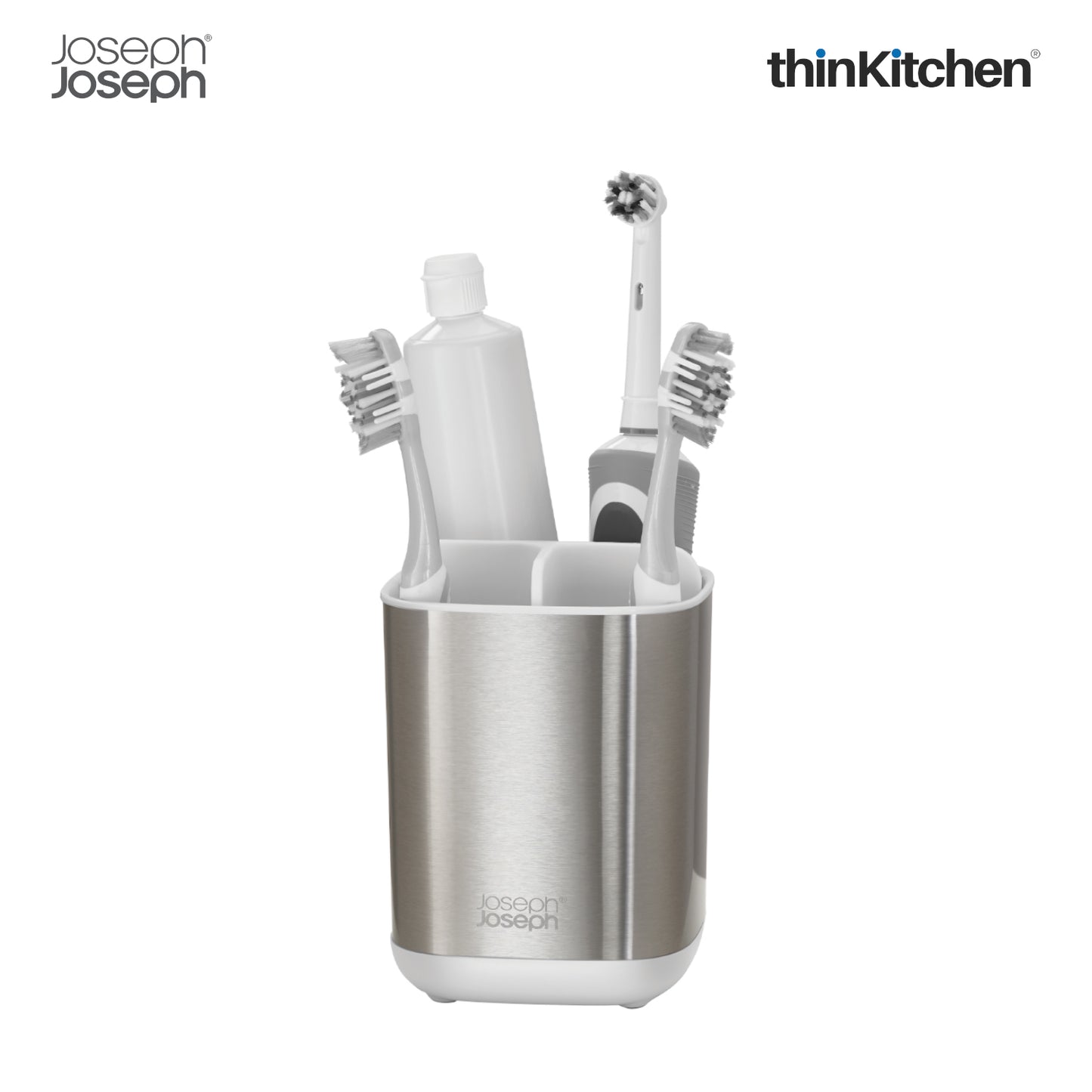 Joseph Joseph Easystore Steel Toothbrush Caddy