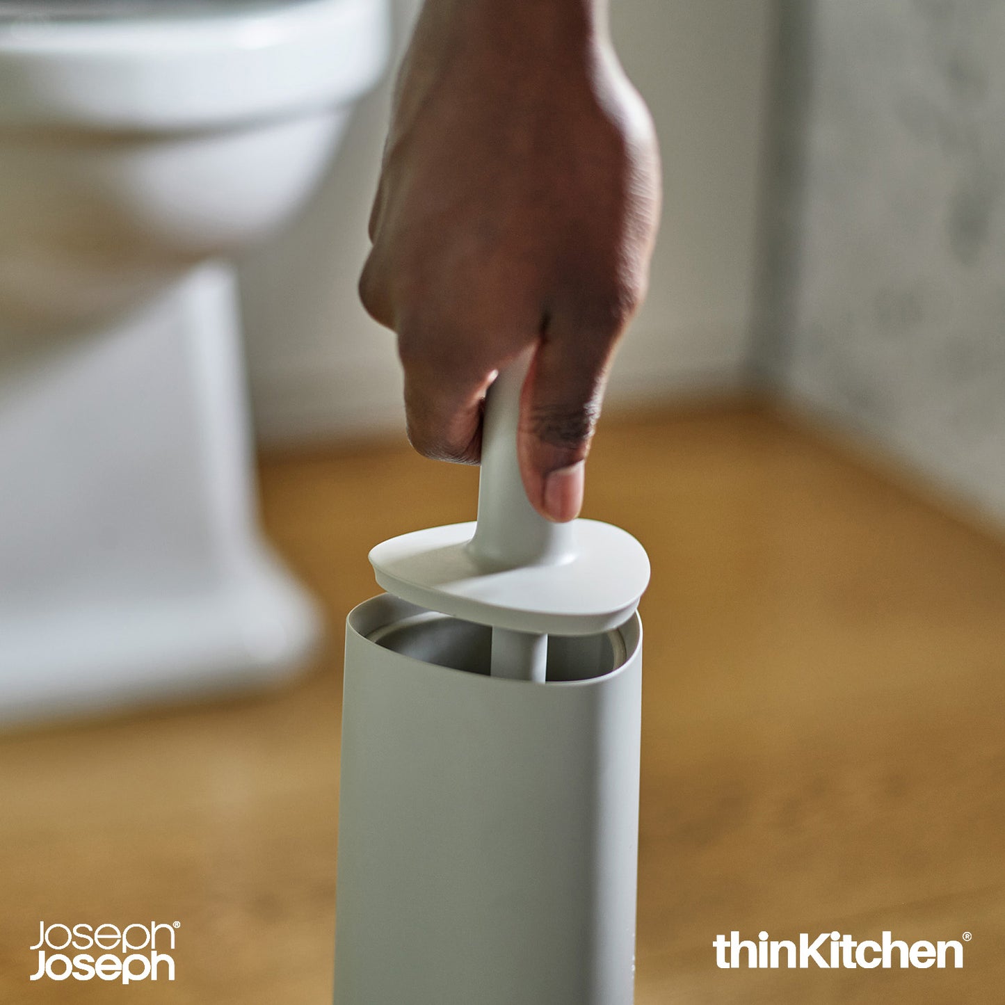 Joseph Joseph Flex 360 Advanced Toilet Brush with Matte Finish