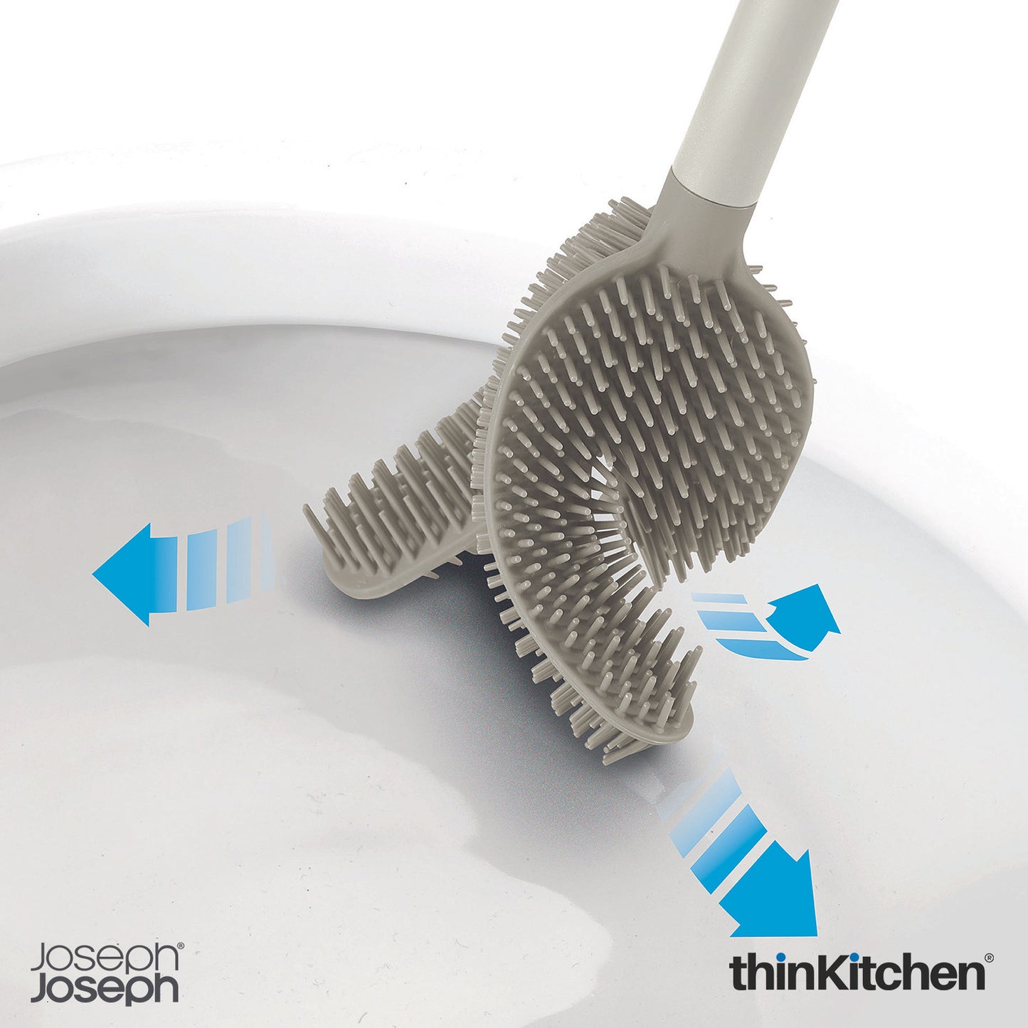 Joseph Joseph Flex 360 Advanced Toilet Brush with Matte Finish