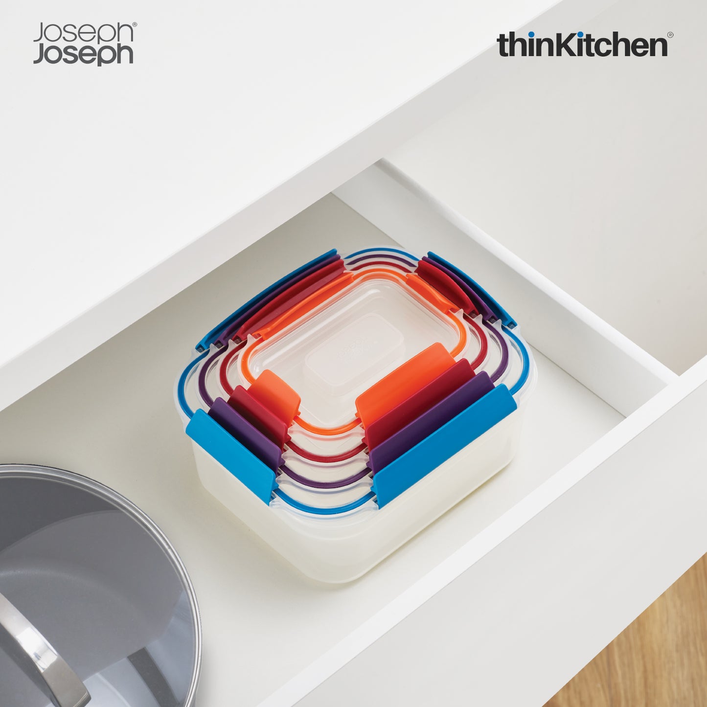 Joseph Joseph Nest Lock 4 Pc Container Set Multicolour