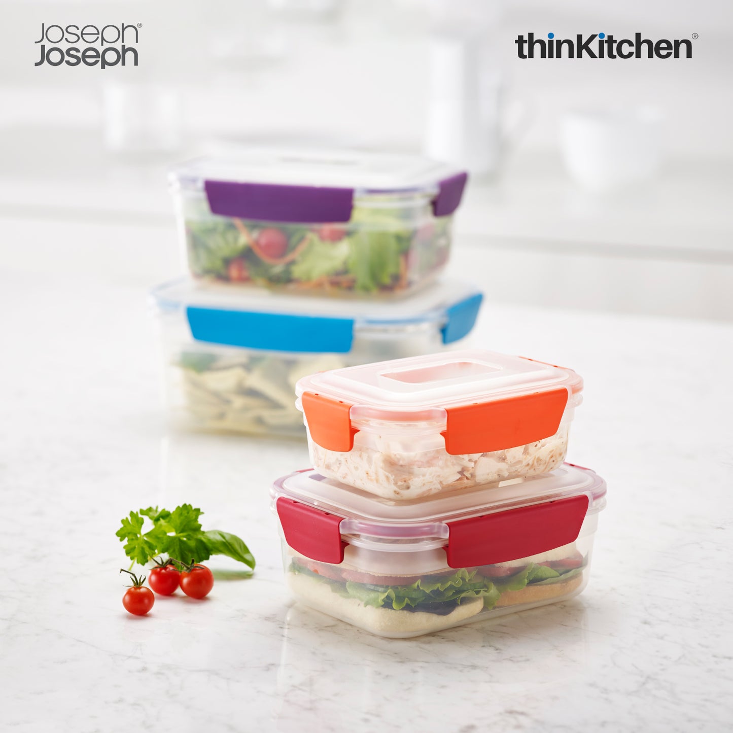 Joseph Joseph Nest Lock 4 Pc Container Set Multicolour