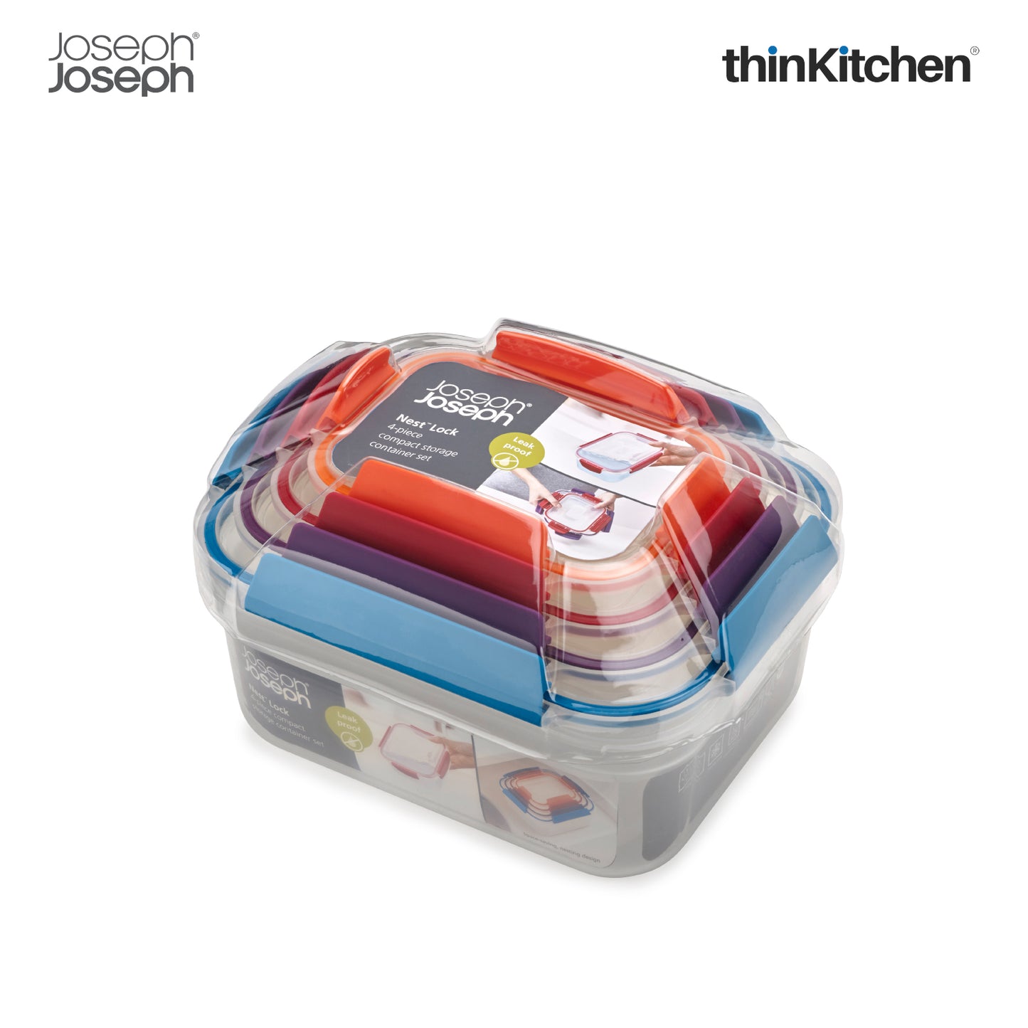 Joseph Joseph Nest Lock 4 Pc Container Set Multicolour