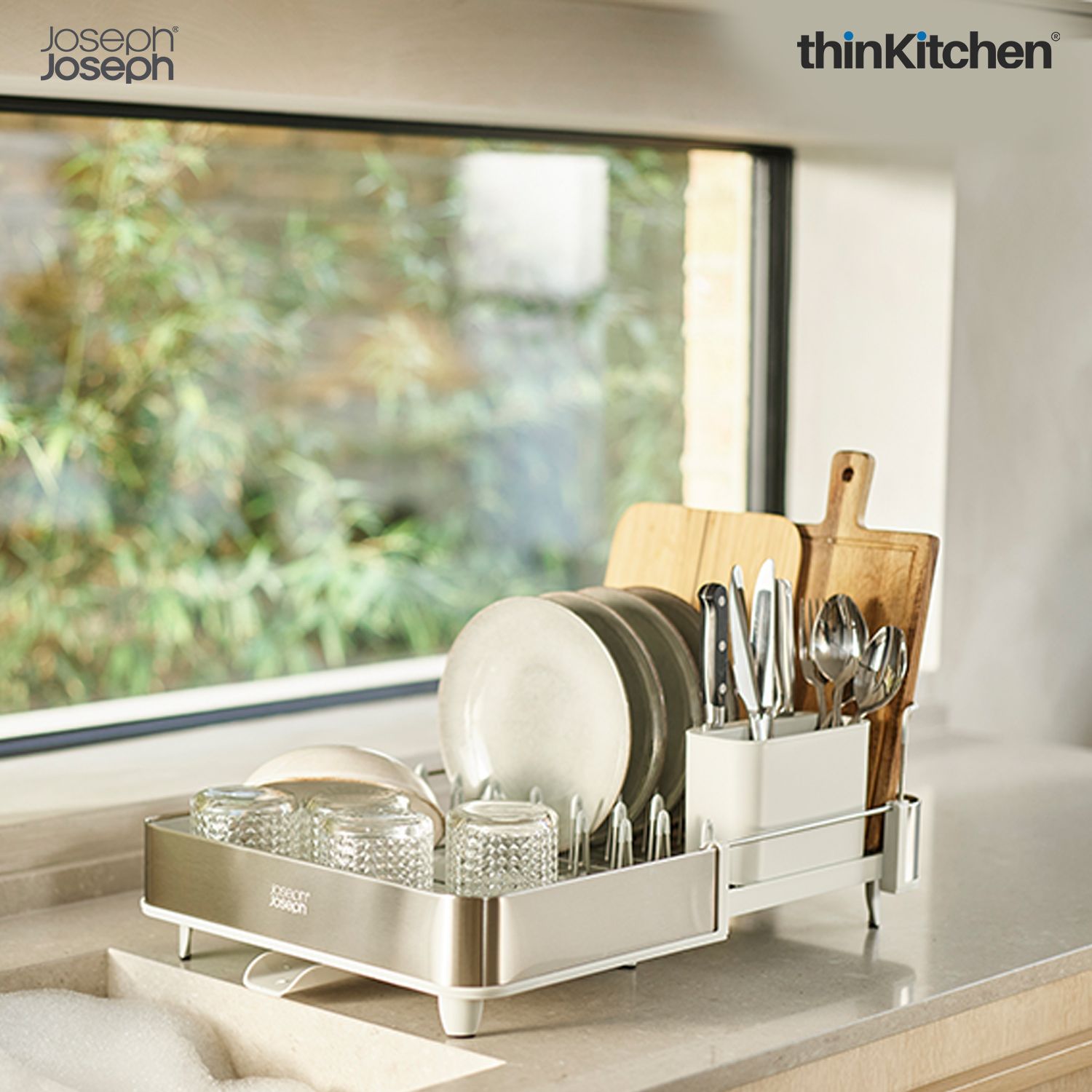 Buy Joseph Joseph Extend Steel Expandable Dish Rack With Draining