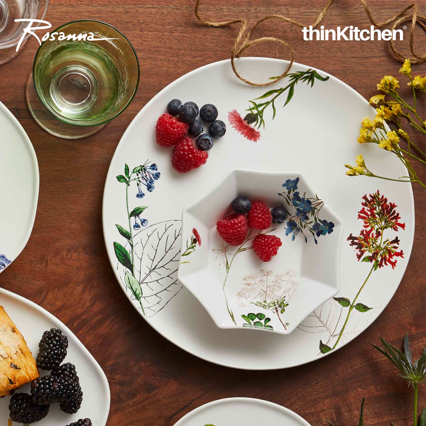 Rosanna Arcadia Appetizer Plates Set Of 4