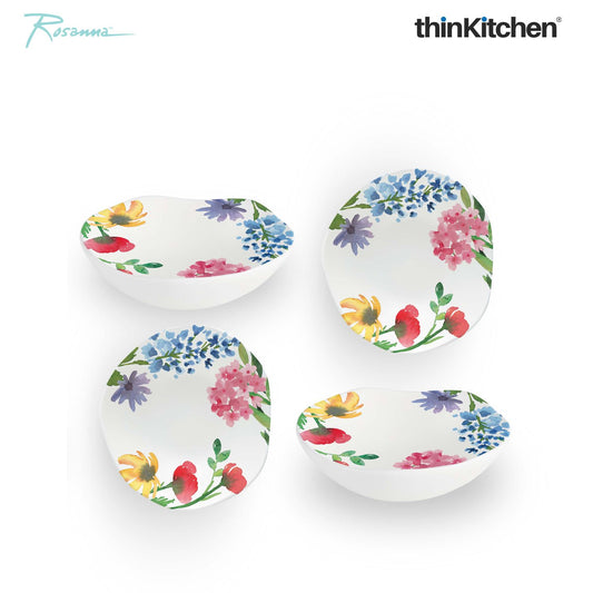 Natures Table Floral Dip Dish Set Of 4