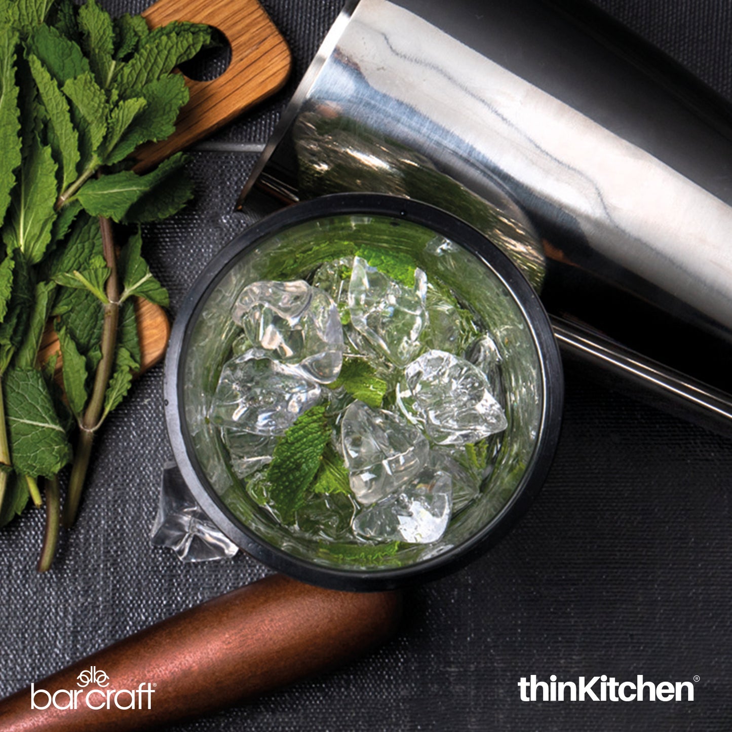 Barcraft 4 Pc Mojito Cocktail Set