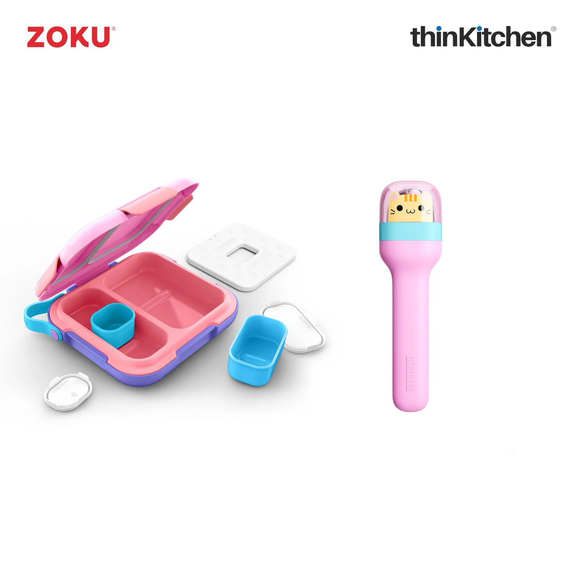 Zoku Lunch Box and Pocket Cutlery Duo thinKitchen