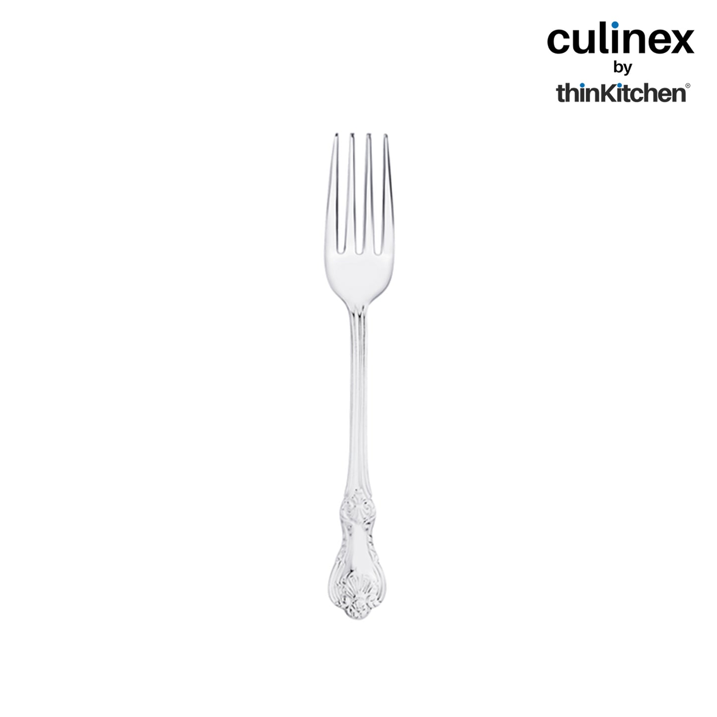 Culinex by thinKitchen|Fest 18/8 Stainless Steel Dessert Fork & Dessert Spoon, Set of 6