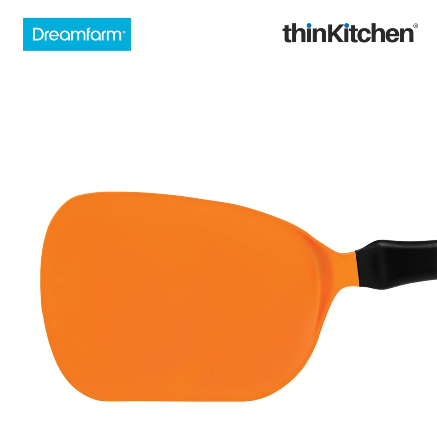 Dreamfarm Chopula Super Flexible Chopping Sit Up Spatula Orange
