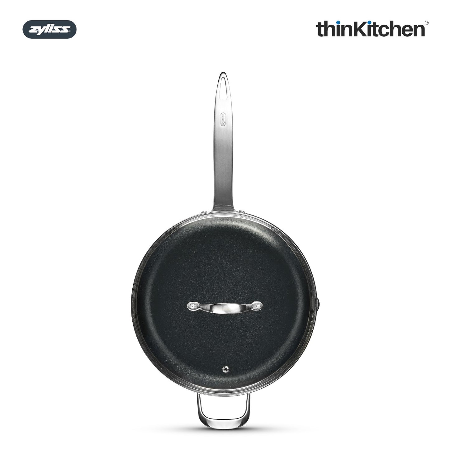 Zyliss Ultimate Pro 28cm Saute Pan With Lid And Spout