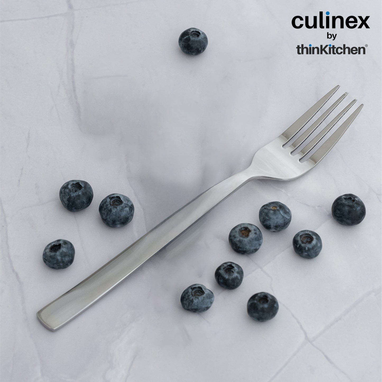 Culinex by thinKitchen|Essen Stainless Steel Dinner Fork, Set of 6
