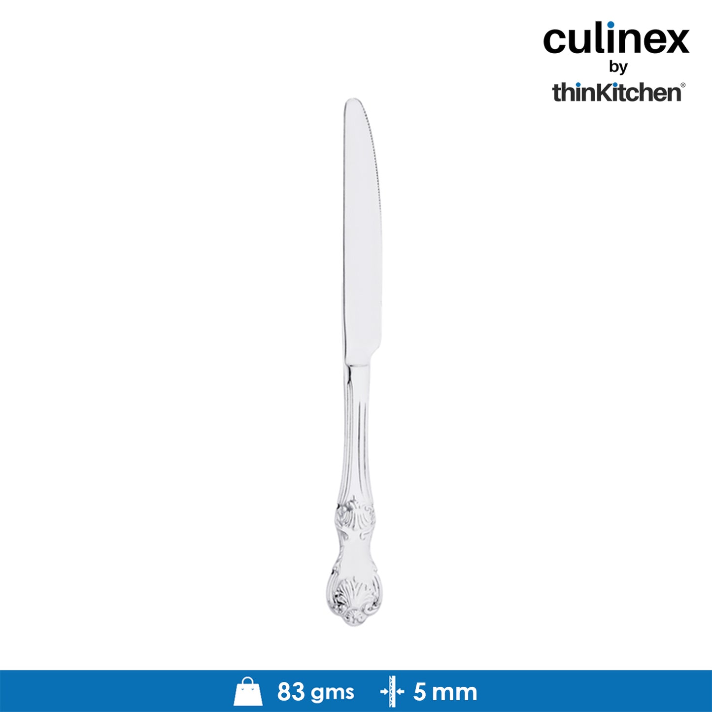 Culinex by thinKitchen|Fest 18/8 Stainless Steel Table Knife, Set of 2