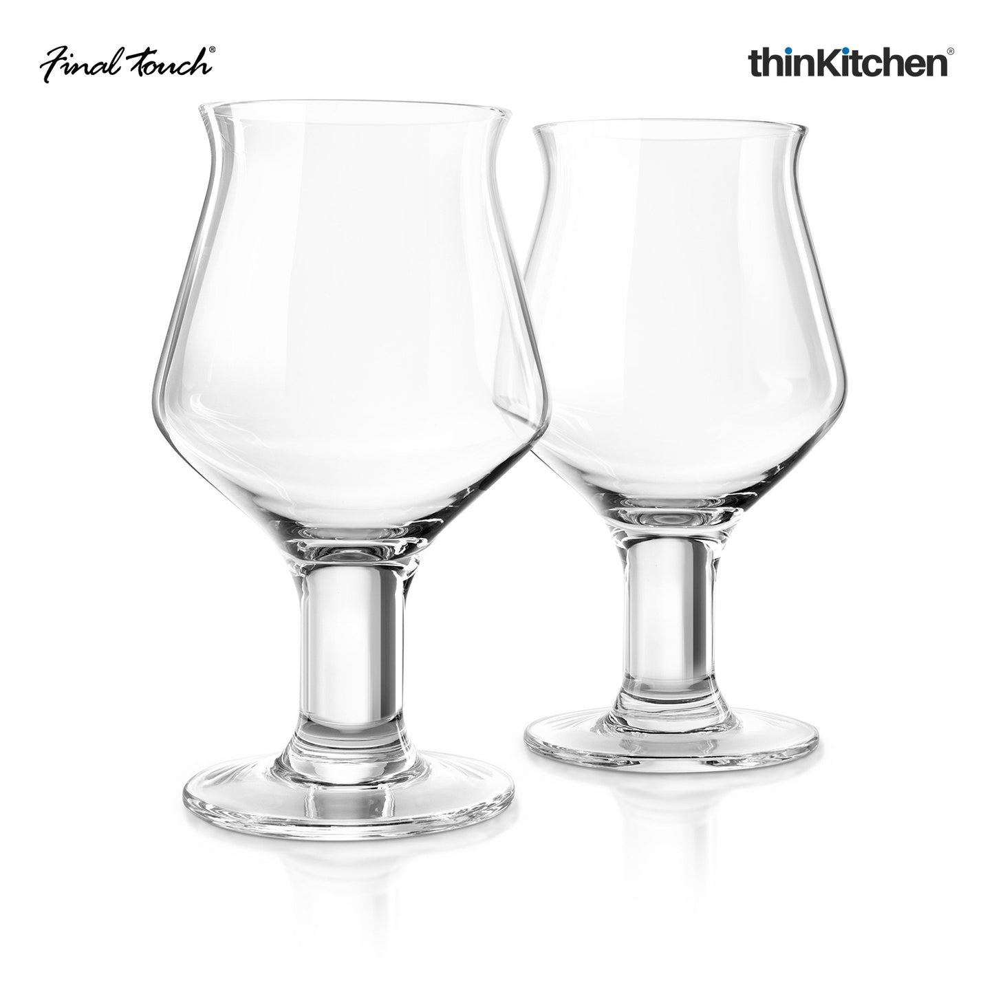 Final Touch Hard Cider Glasses Set Of 2