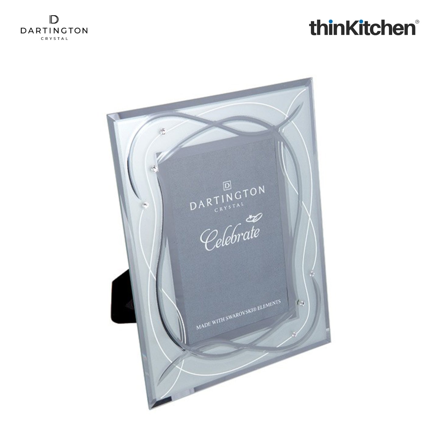 Dartington Celebrate Photo Frame Gold