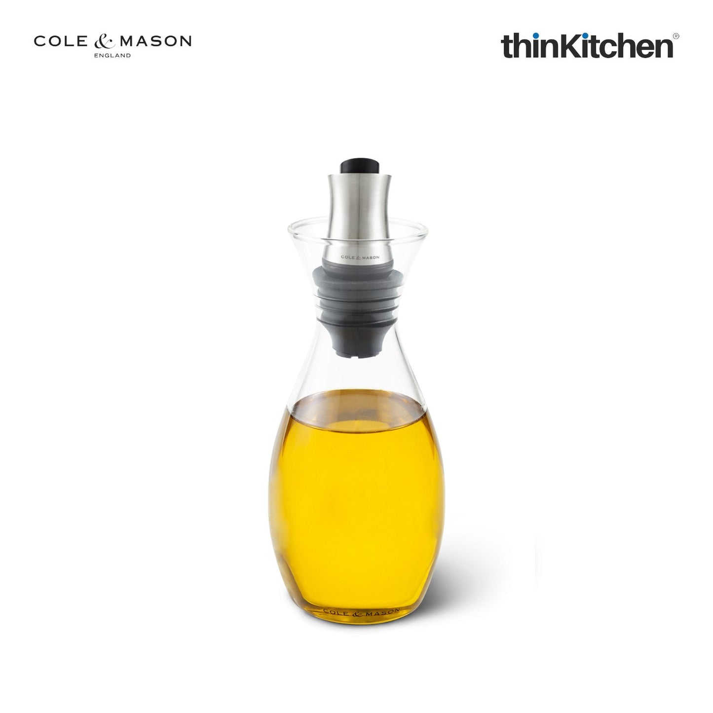 Cole Mason Oil Vinegar Haverhill Flow Control Bottle