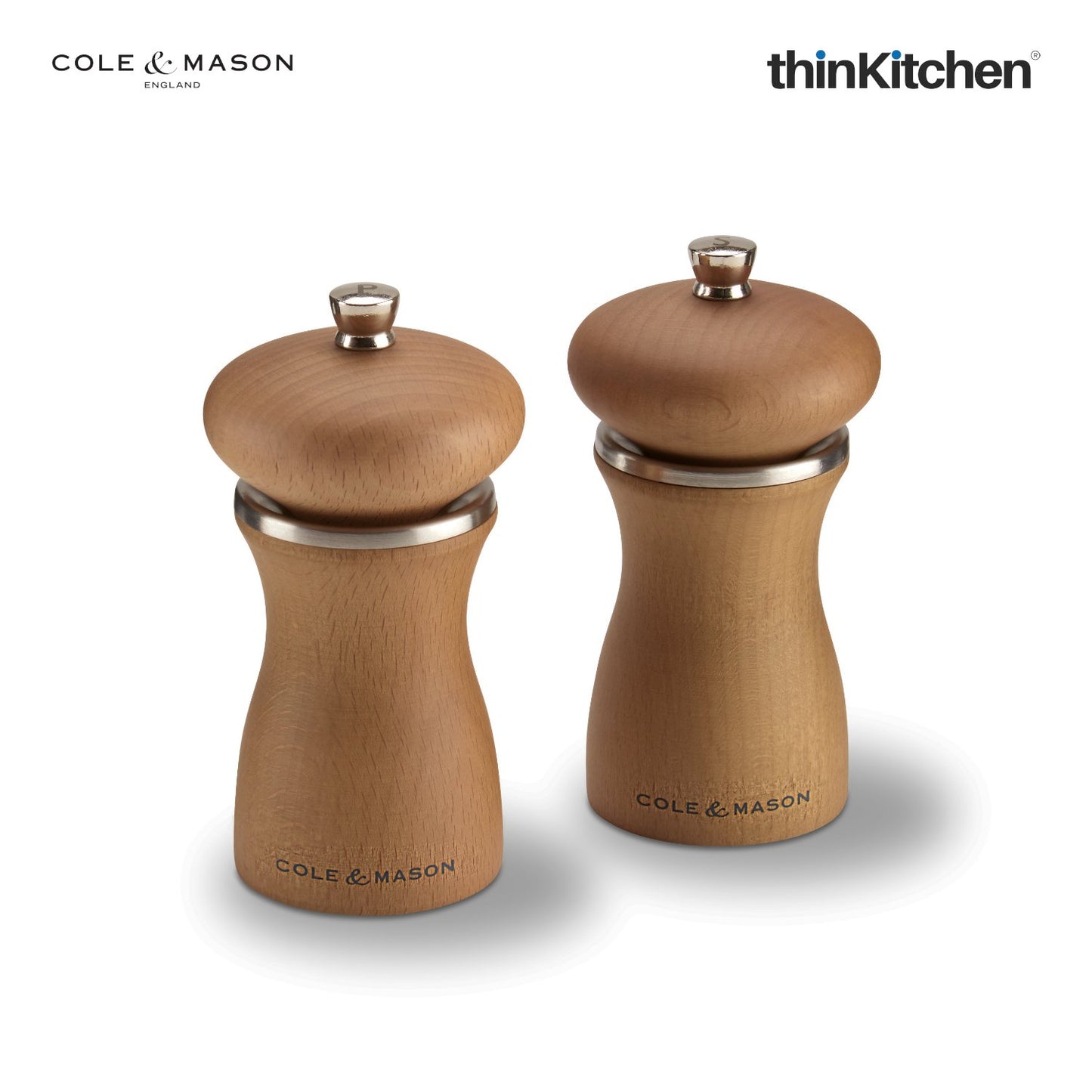 Cole Mason Sherwood Sand Salt Mill 120 Mm