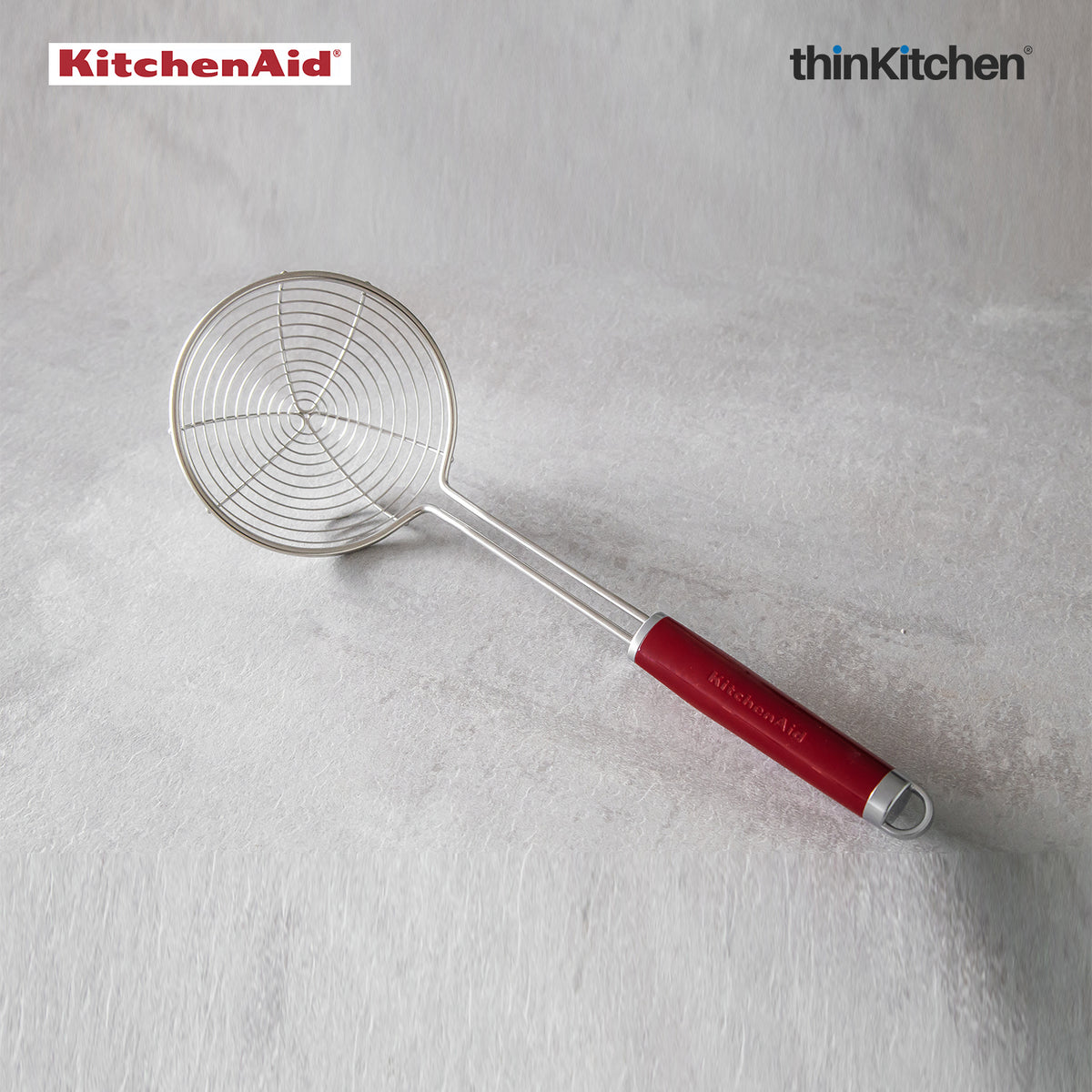 KitchenAid Spider Strainer Empire Red thinKitchen