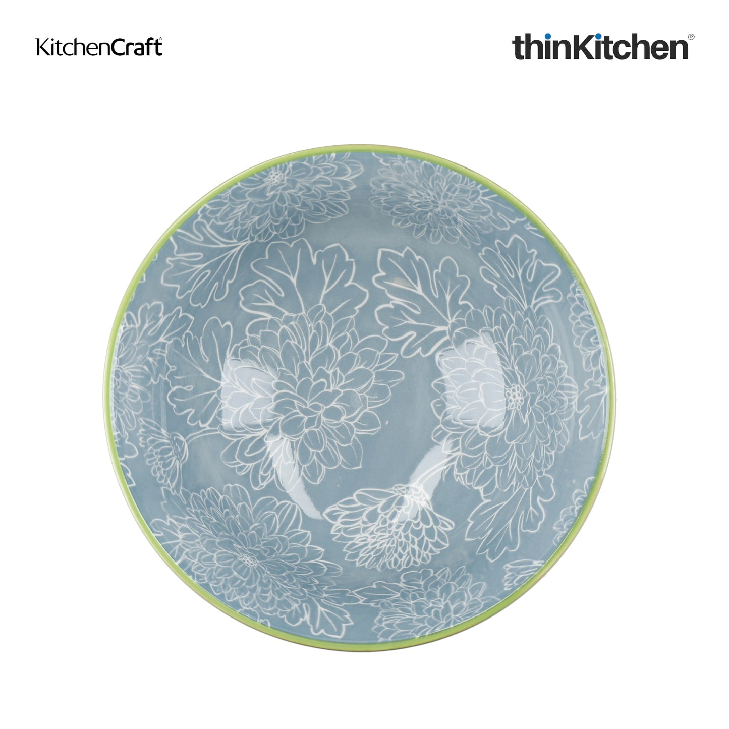 Kitchencraft Brights Glazed Stoneware Bowl Set Set Of 4