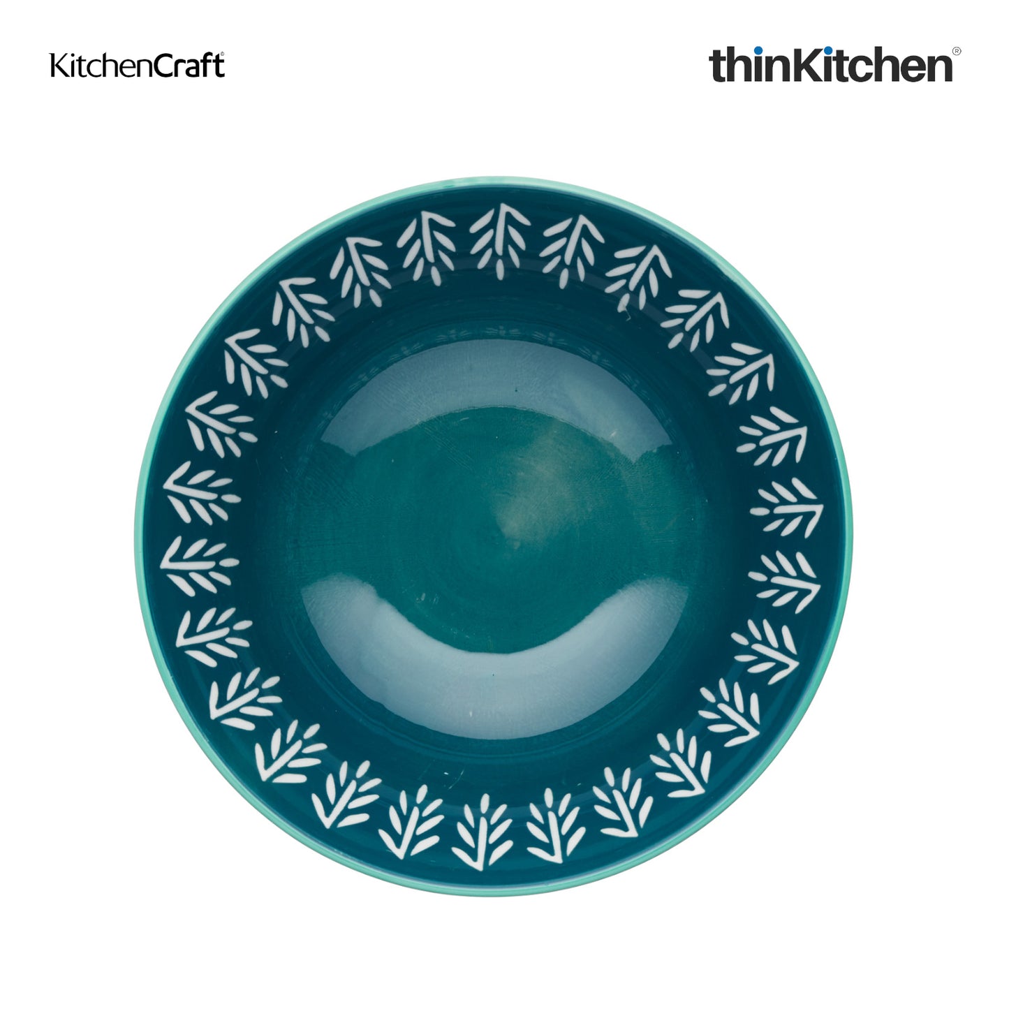 Kitchencraft Colourful Folk Pattern Ceramic Bowls