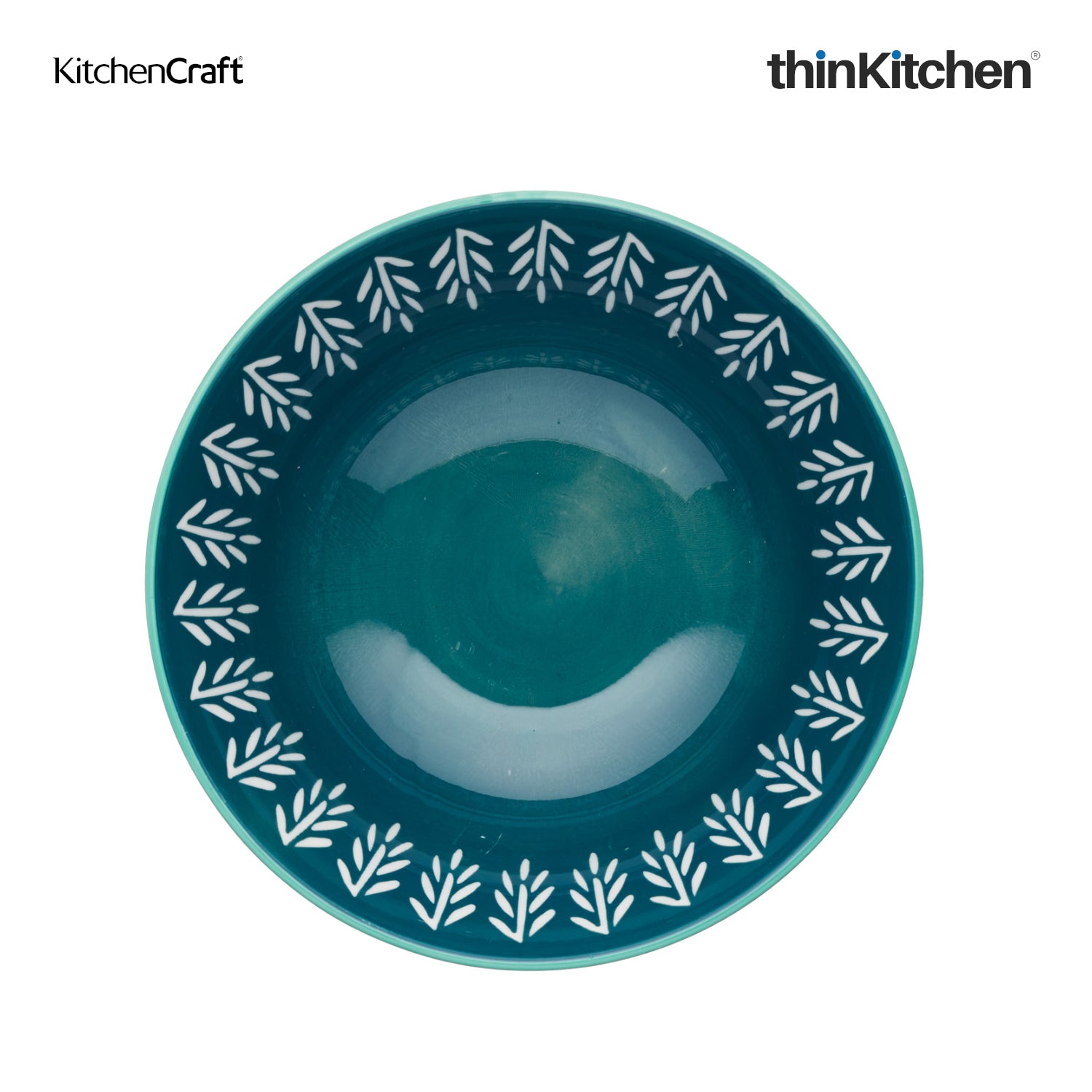 Kitchencraft Colourful Folk Pattern Ceramic Bowls - 3