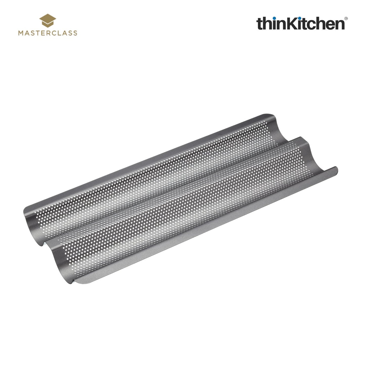 Masterclass Crusty Bake Non Stick Baguette Tray