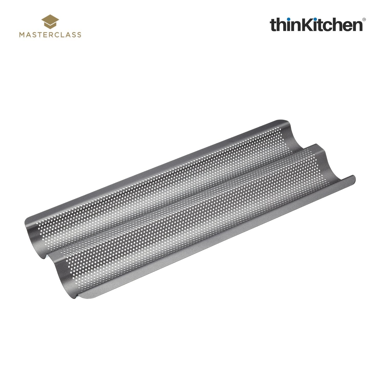 Masterclass Crusty Bake Non Stick Baguette Tray - 2