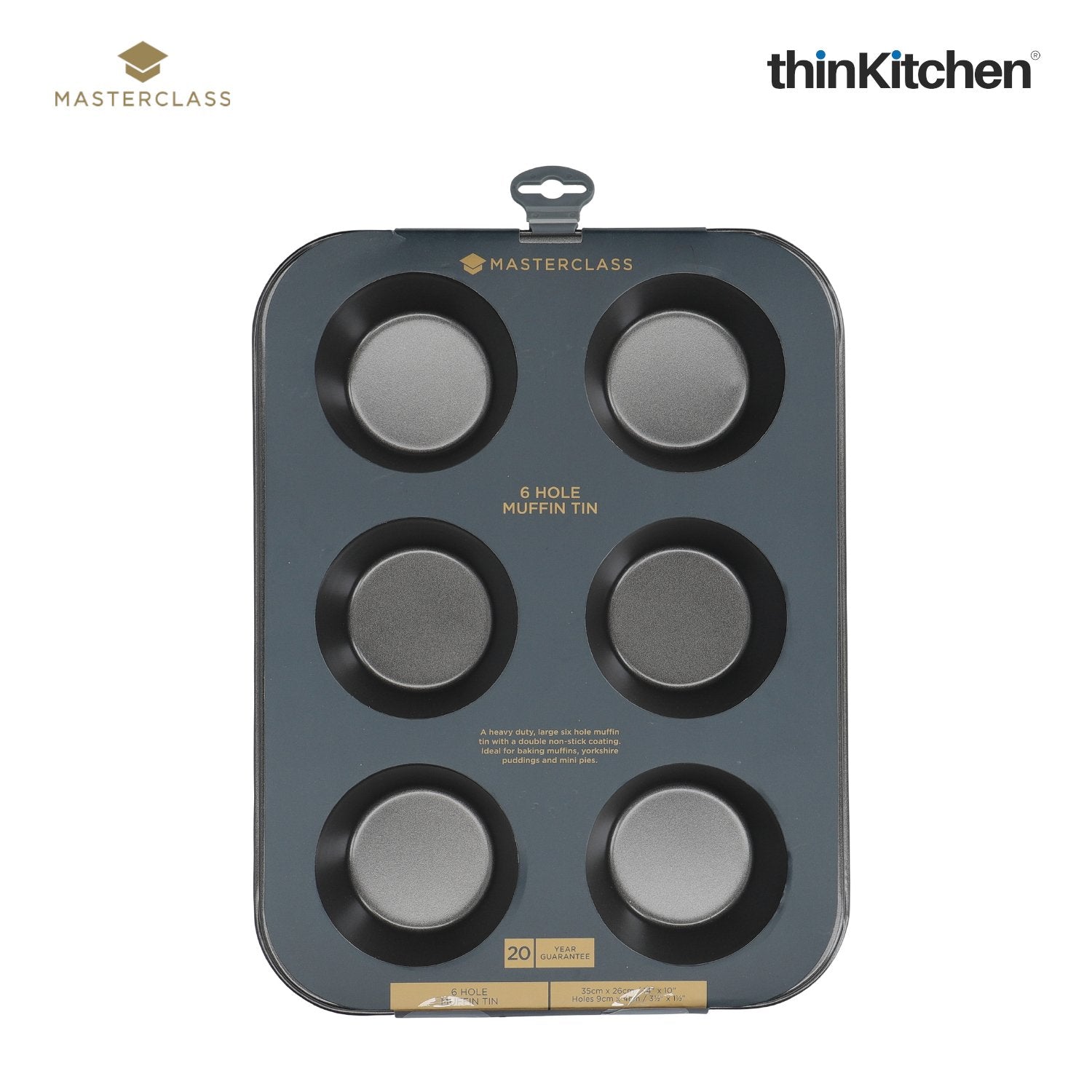 Masterclass Non Stick American Muffin Pan - 4