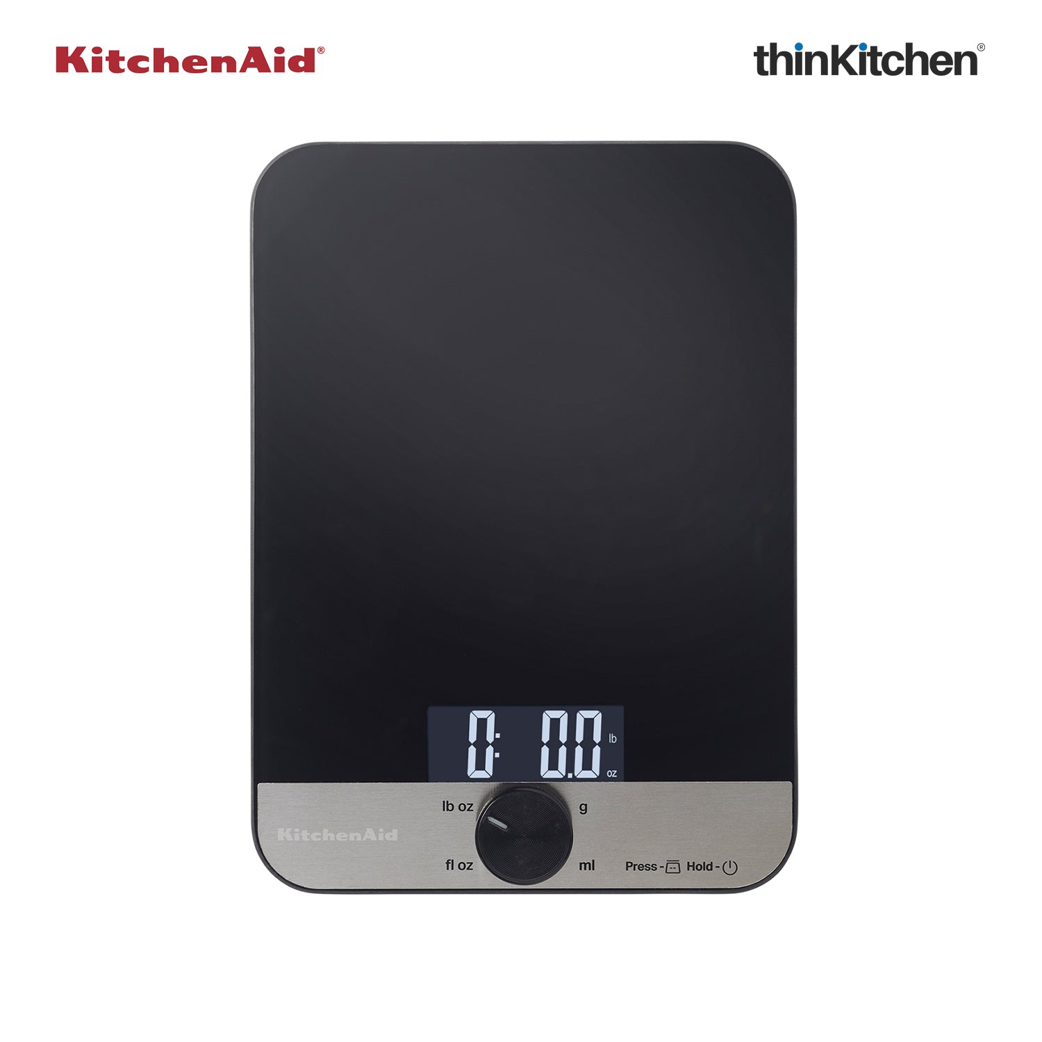 KitchenAid Dry & Liquid Glass Top Digital Kitchen Scale – 5000g Food Scale with Tare Function - 4