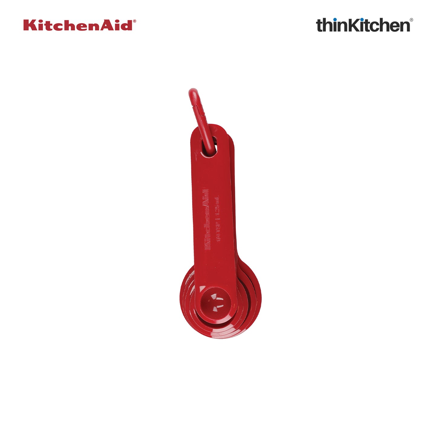 Kitchenaid Universal 5 Pc Measuring Spoon Set Empire Red