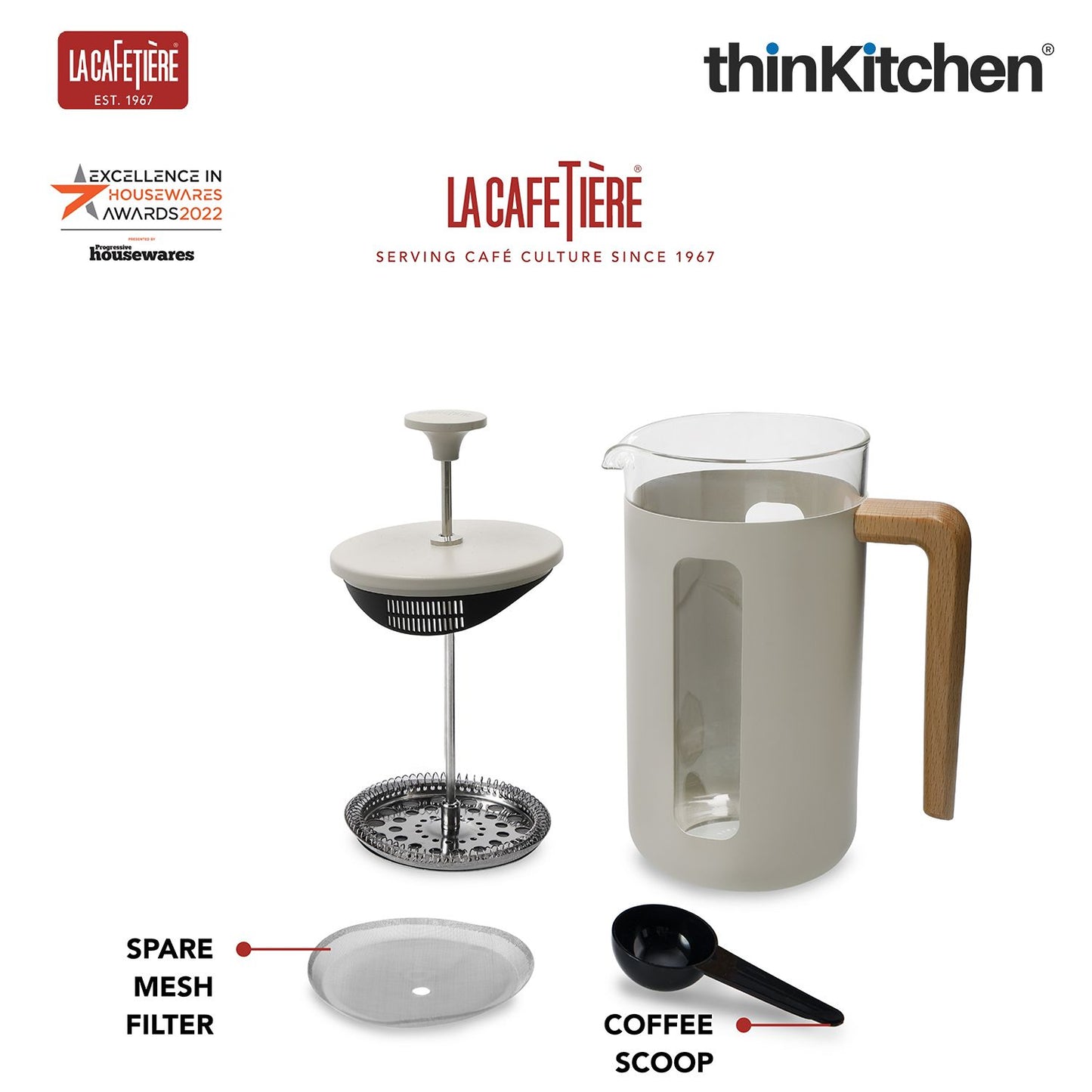La Cafetiere Stainless Steel Milk Thermometer