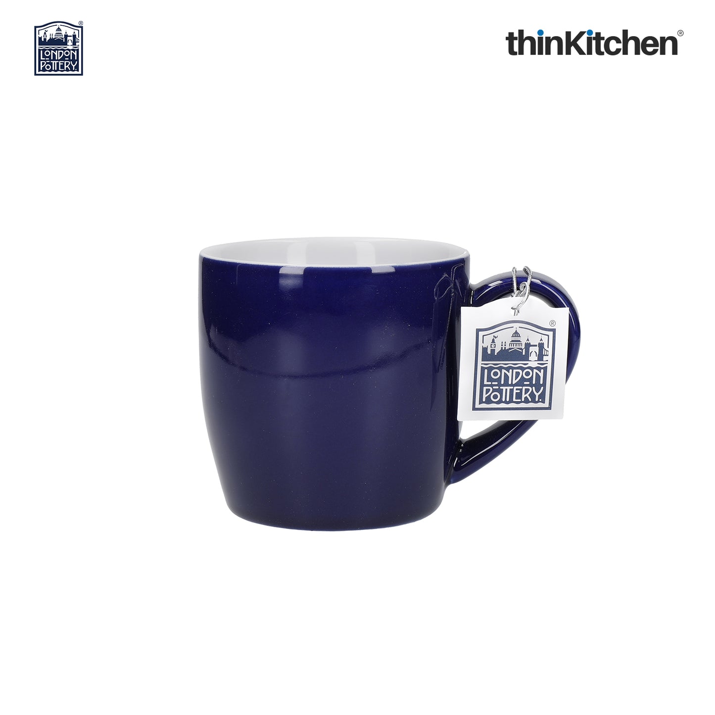 London Pottery Farmhouse Mug Cobalt Blue 250ml
