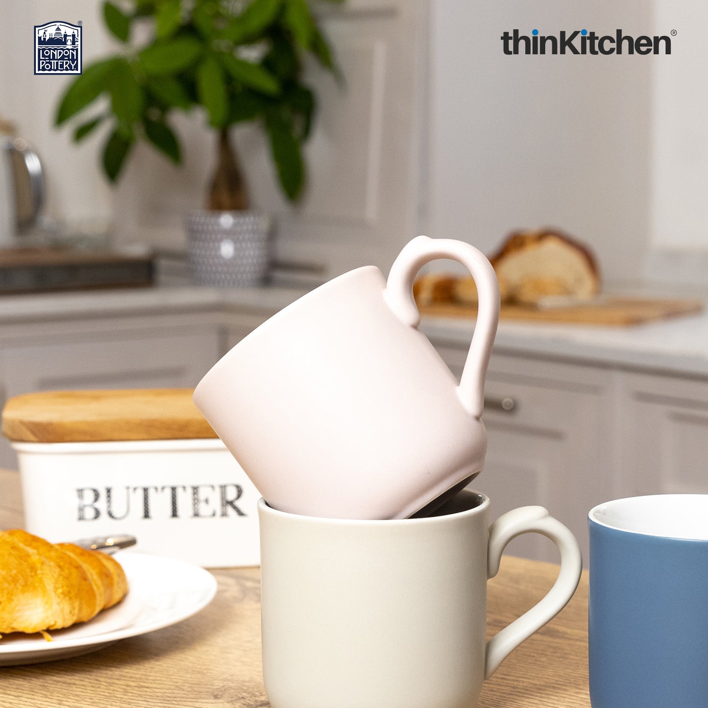 London Pottery Farmhouse Mug Nordic Pink 250ml