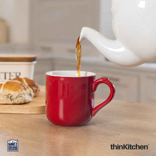London Pottery Farmhouse Mug Red 250ml