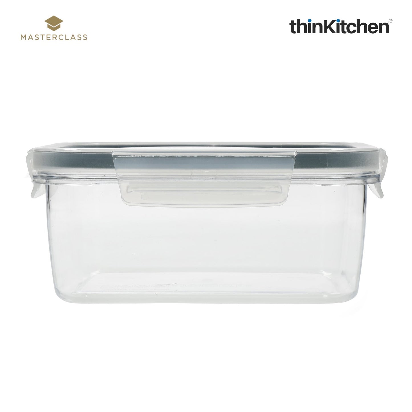Masterclass Recycled Eco Snap Food Storage Container Rectangular 1500ml
