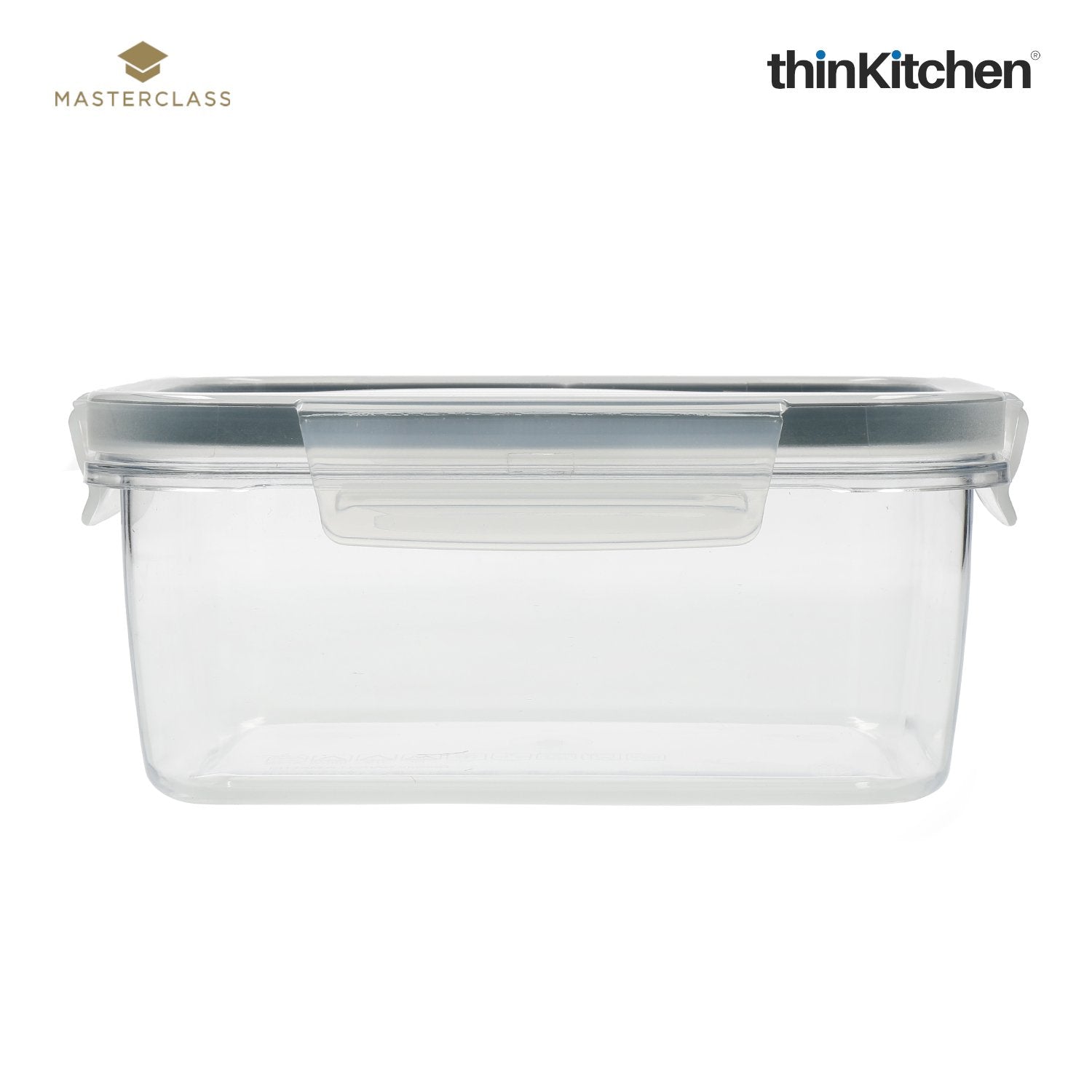 Masterclass Recycled Eco Snap Food Storage Container Rectangular 1500ml - 6