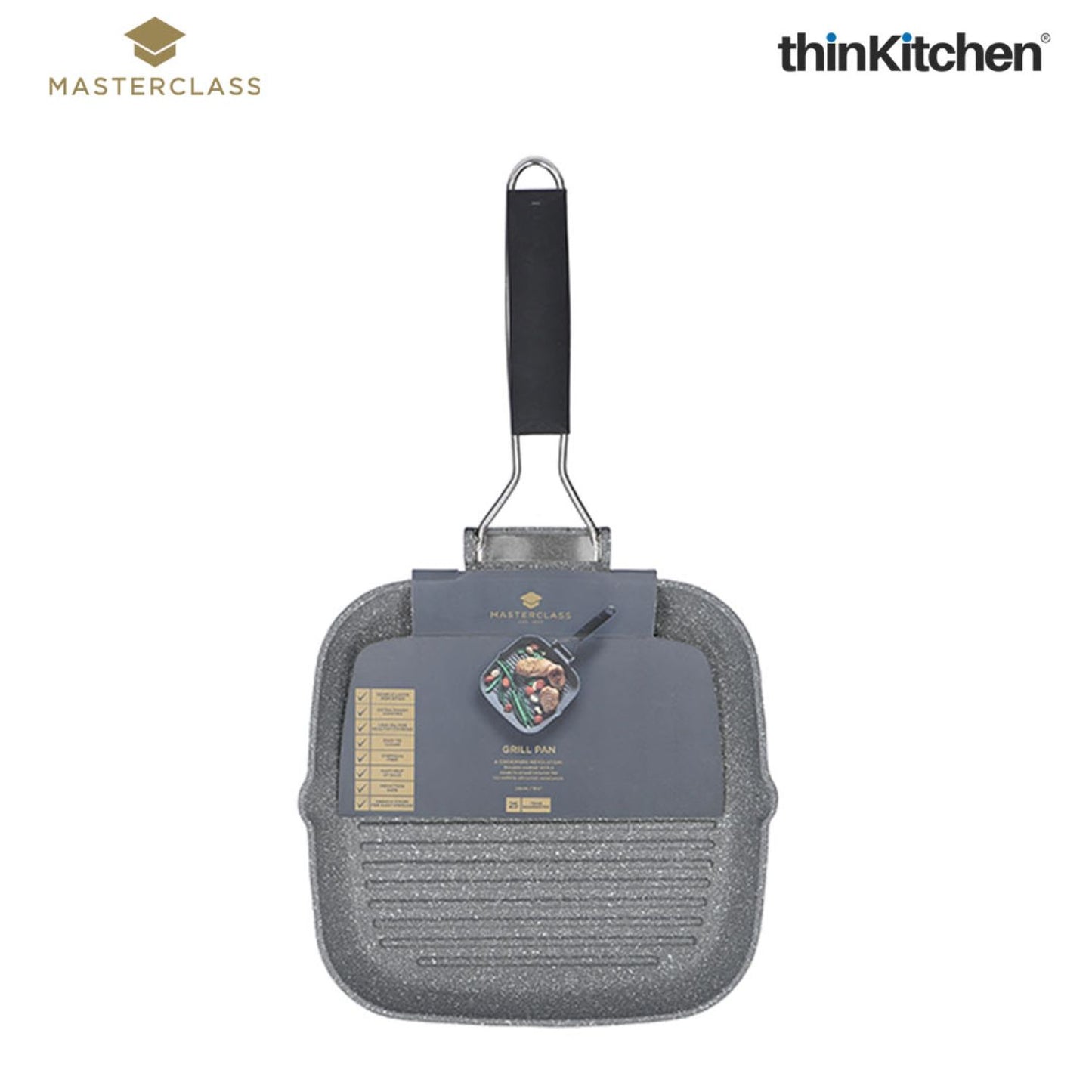 Masterclass Cast Aluminium Grill Pan 24cm