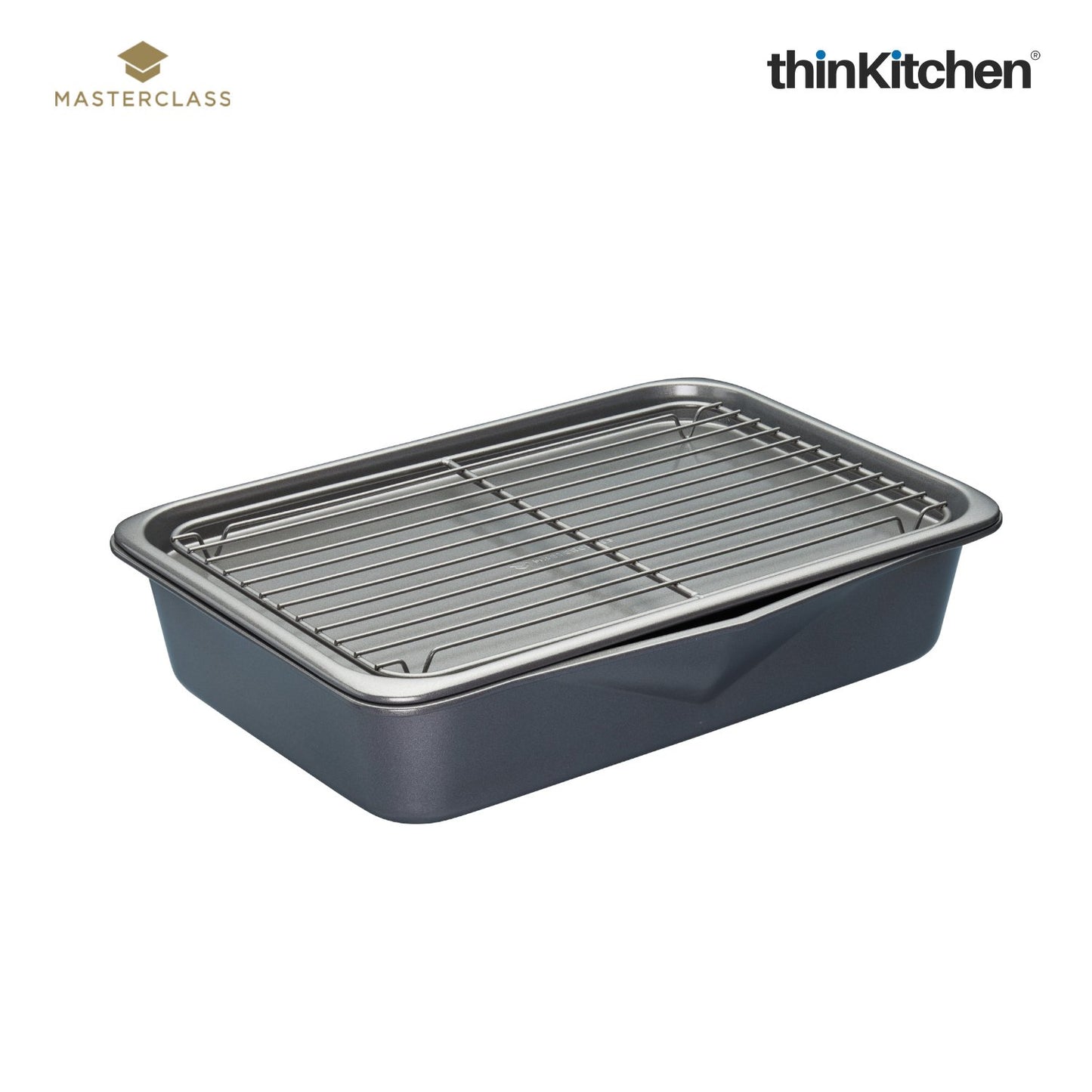 Masterclass Smart Space Stacking 7 Pc Non Stick Baking Roasting Set