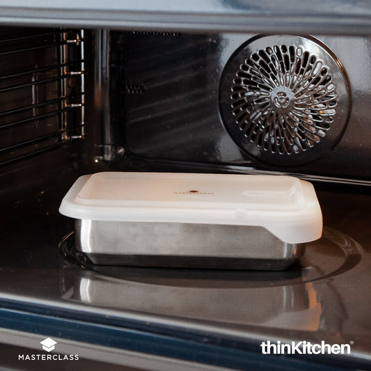 MasterClass 1.3 Litre All-in-One Dinner For Two Sized Premium Stainless Steel Dish