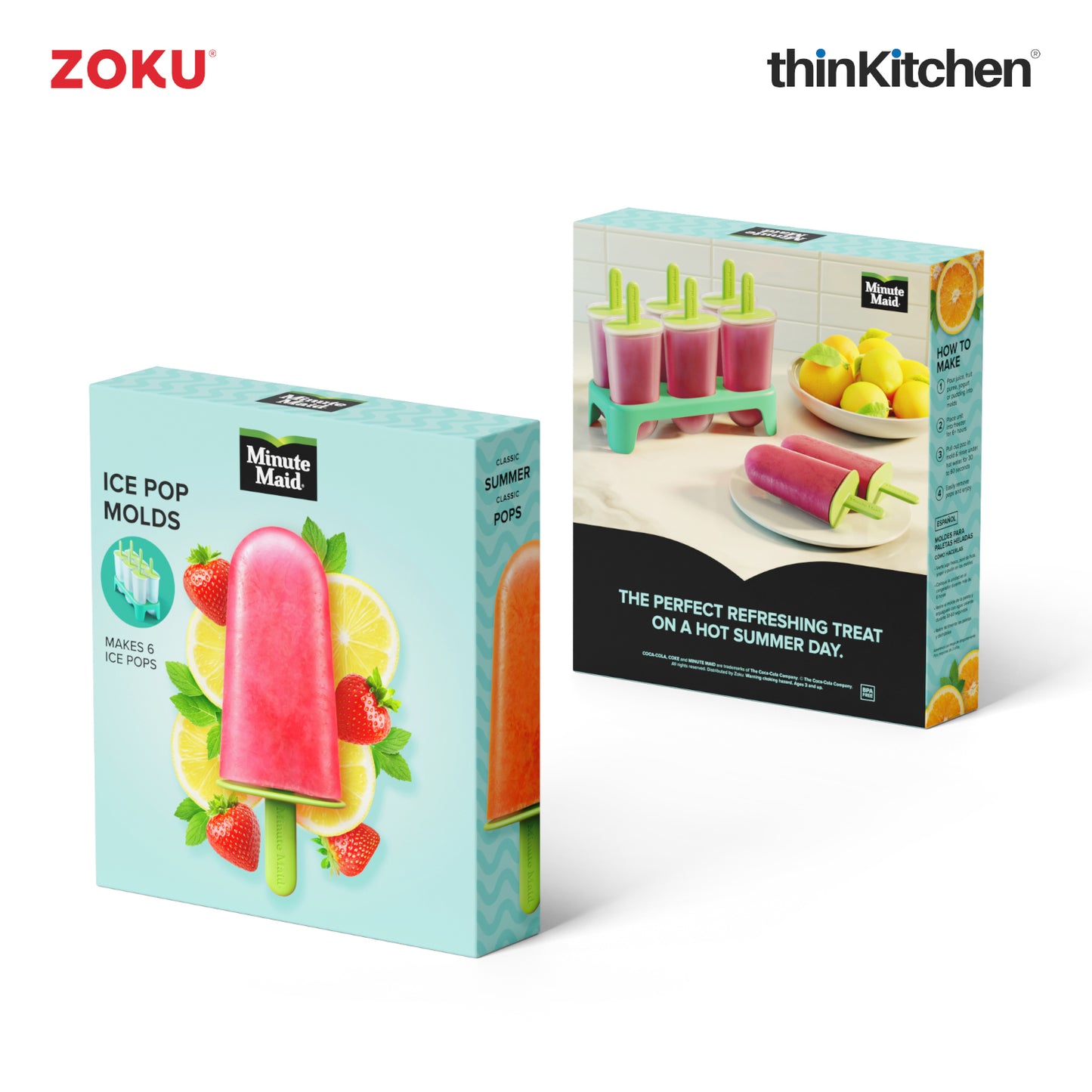 Minute Maid Teal Pop Mold