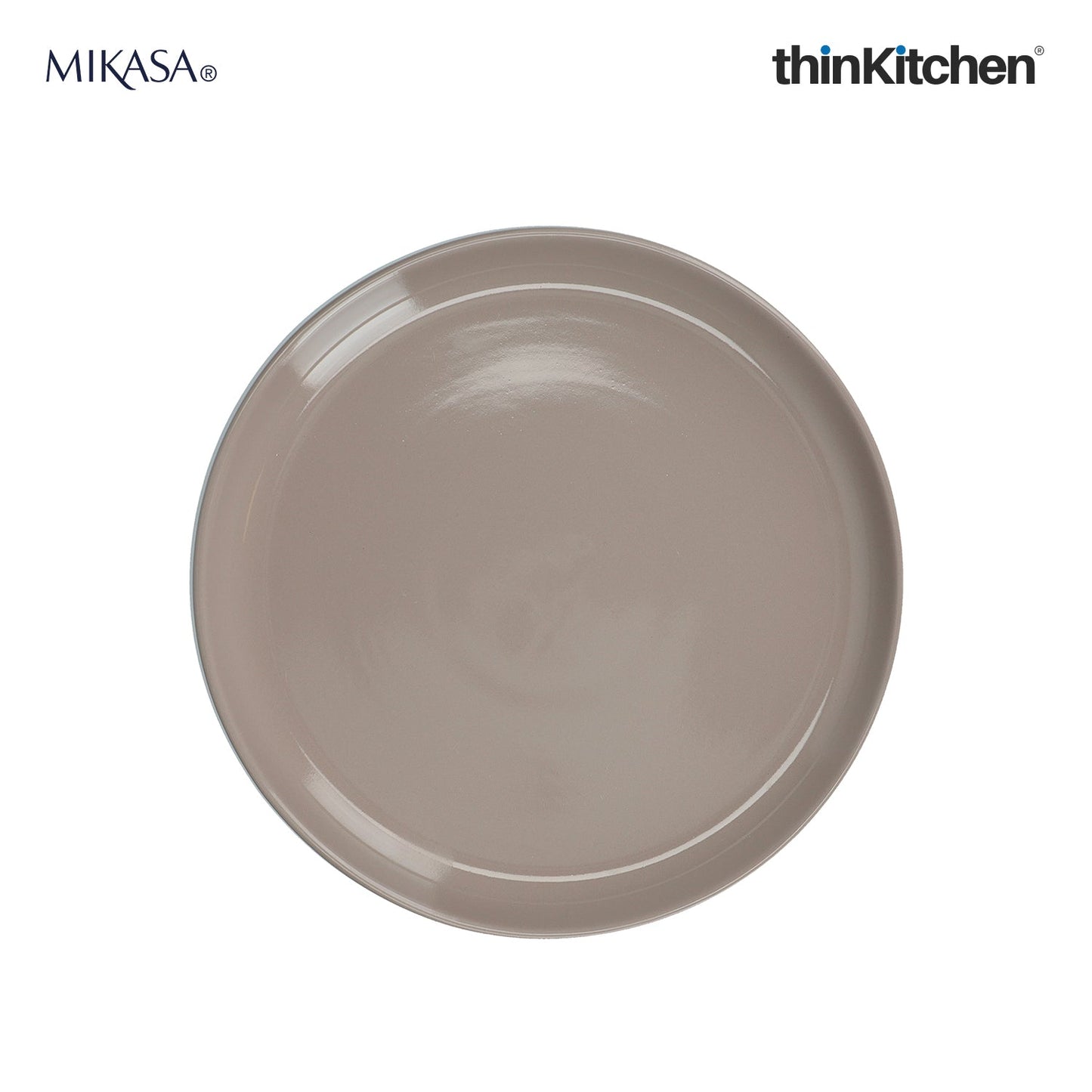 Mikasa Serenity Dining Set: Ceramic 24.5cm Dinner Plate x 15cm Ceramic Bowl, Pink