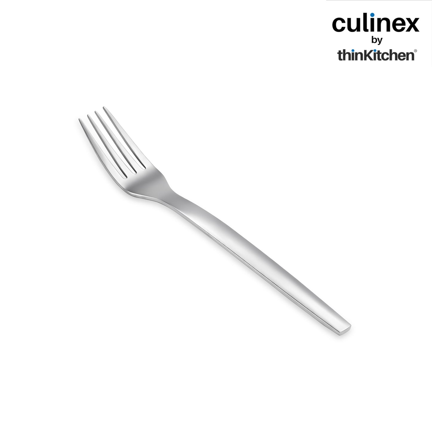 Culinex by thinKitchen Stainless Steel 8" Dinner Fork Set of 6 for Dining Table, Kitchen | Silver Rustproof Flatware By thinKitchen (Queen)