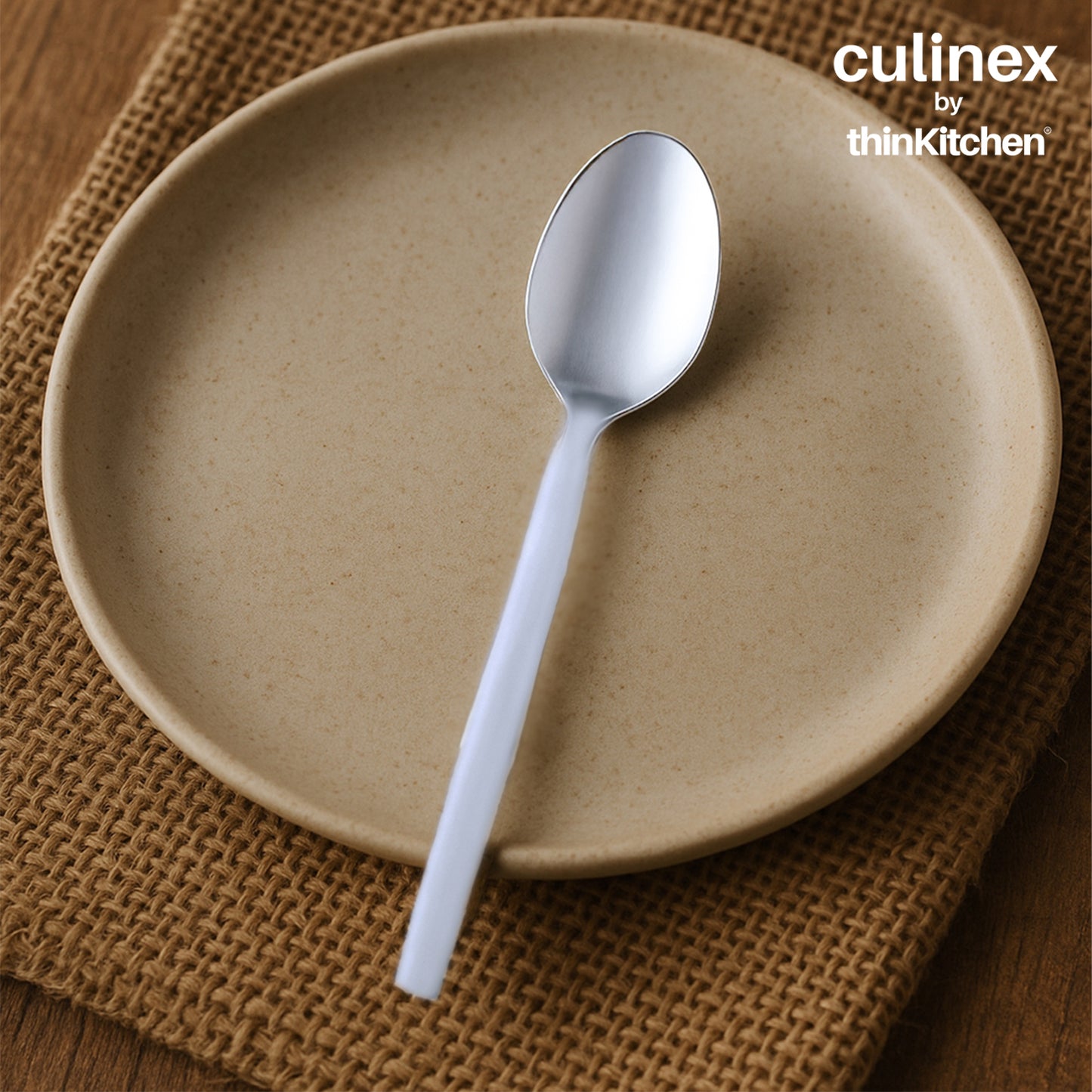 Culinex by thinKitchen|Queen Stainless Steel Soup Spoon, Set of 6