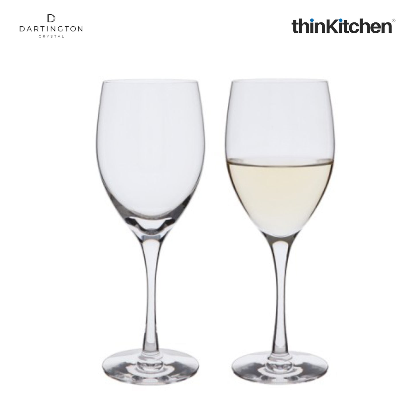 Dartington Crystal Wine Master Bordeaux Glass Set Of 2