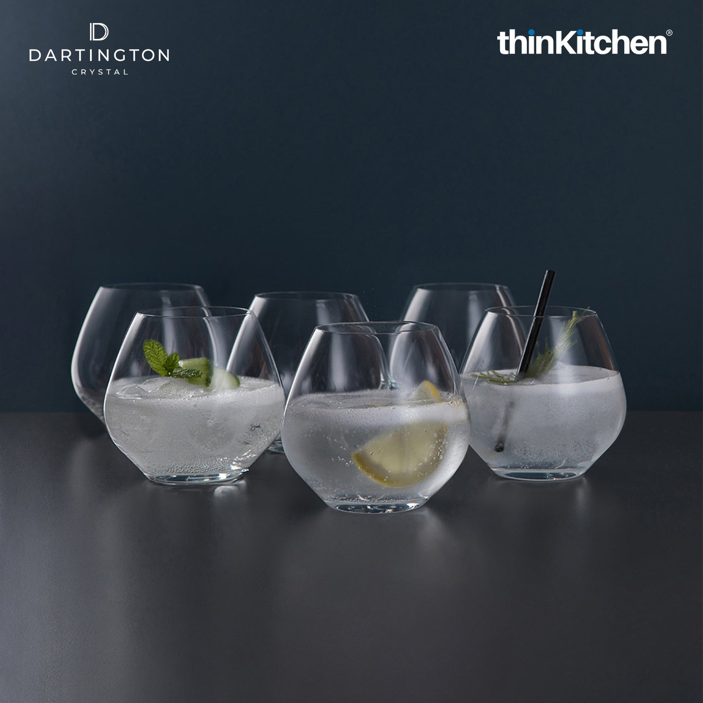 Dartington Party Packs Stemless Gin Copa (6 Pk)