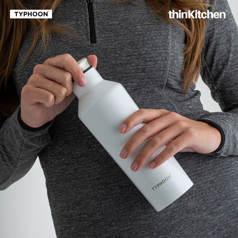 Typhoon Pure Single Wall Bottle White 800ml